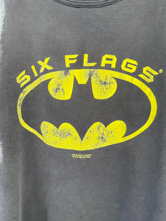 Vtg 1995 Six Flags Batman Tank Top Sz XL Made in USA
