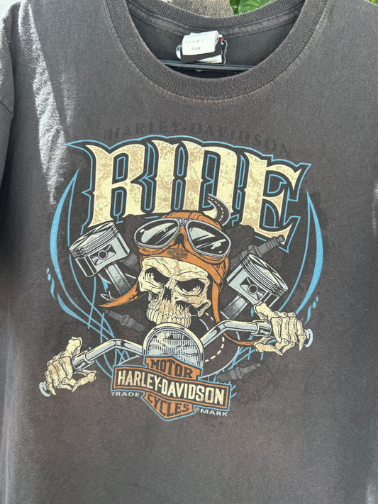 Harley Davidson Shanghai Dealer Graphic Tee Sz XL