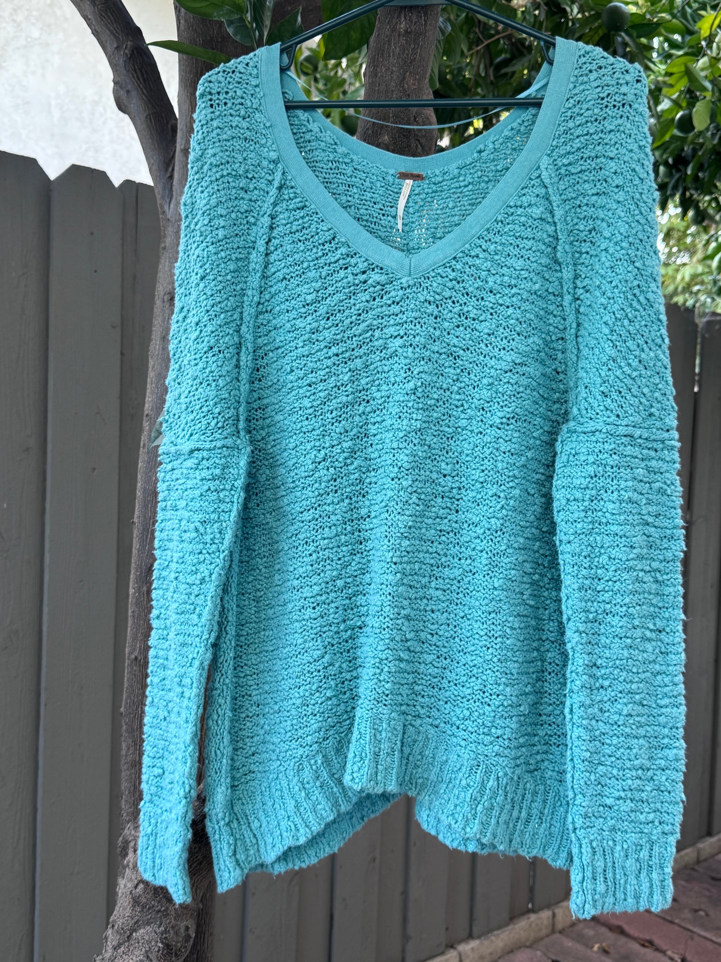 Free People Oversized Knitted Sweater Sz XS