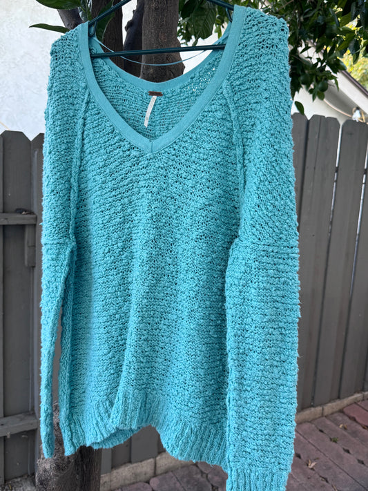 Free People Oversized Knitted Sweater Sz XS