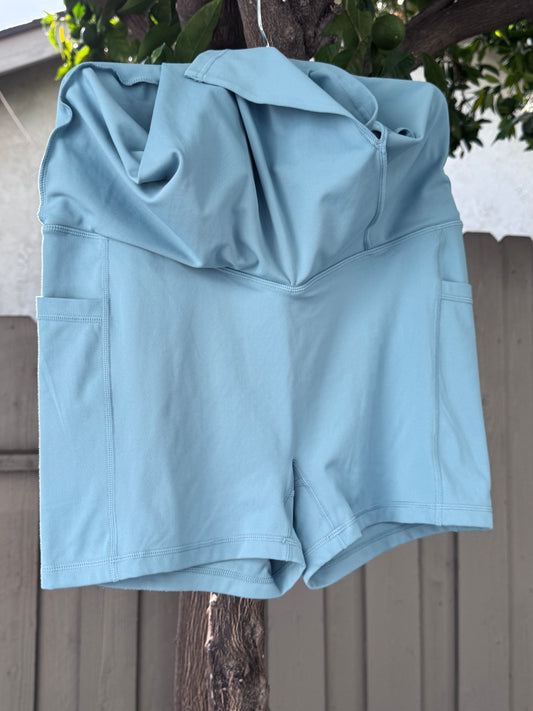 Blogilates Crossover High Waisted Skort with Pockets Sz Large