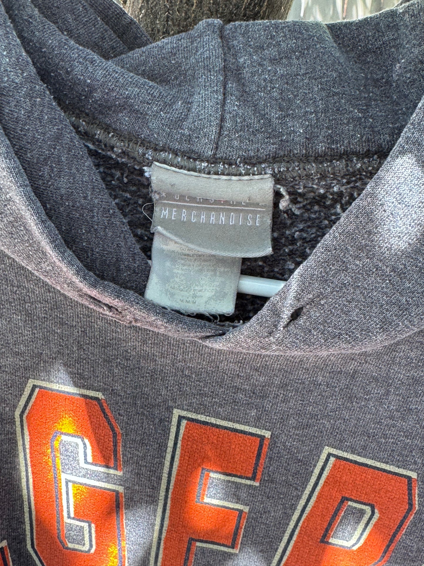 Detroit Tigers MLB Licensed Gray Pullover Hoodie – Size M