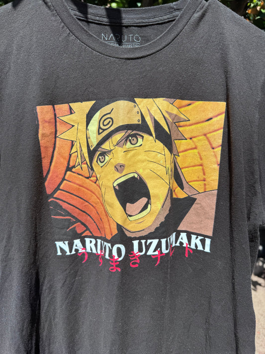 Naruto Shippuden Naruto Uzumaki Graphic Tee Sz M