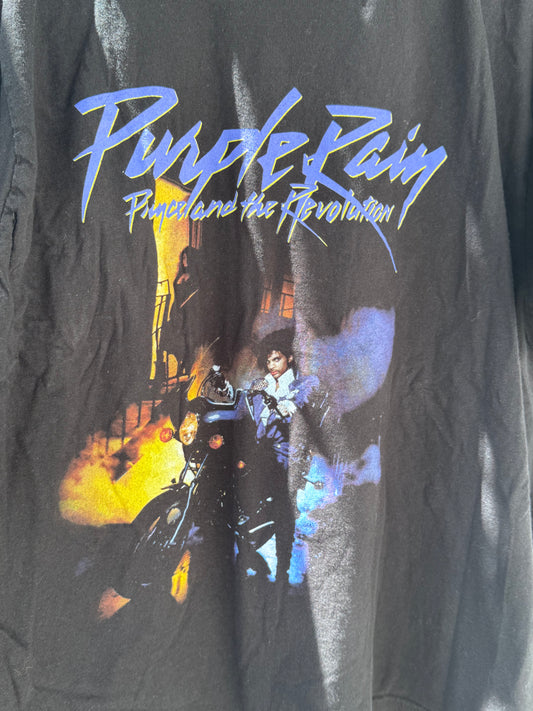 Prince Purple Rain Graphic Tee Sz 2X