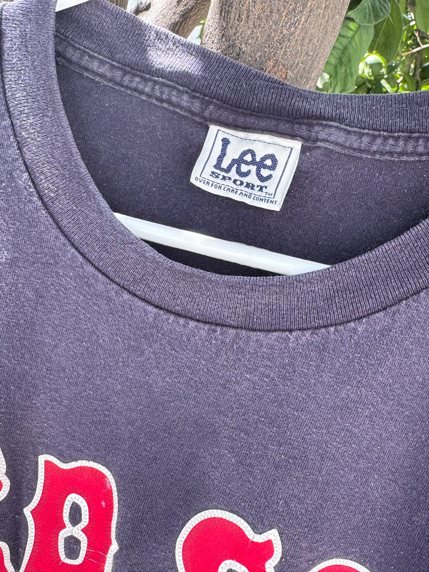 Vtg 90’s Y2K Lee Sport Boston Red Sox MLB Navy Tee Sz XL