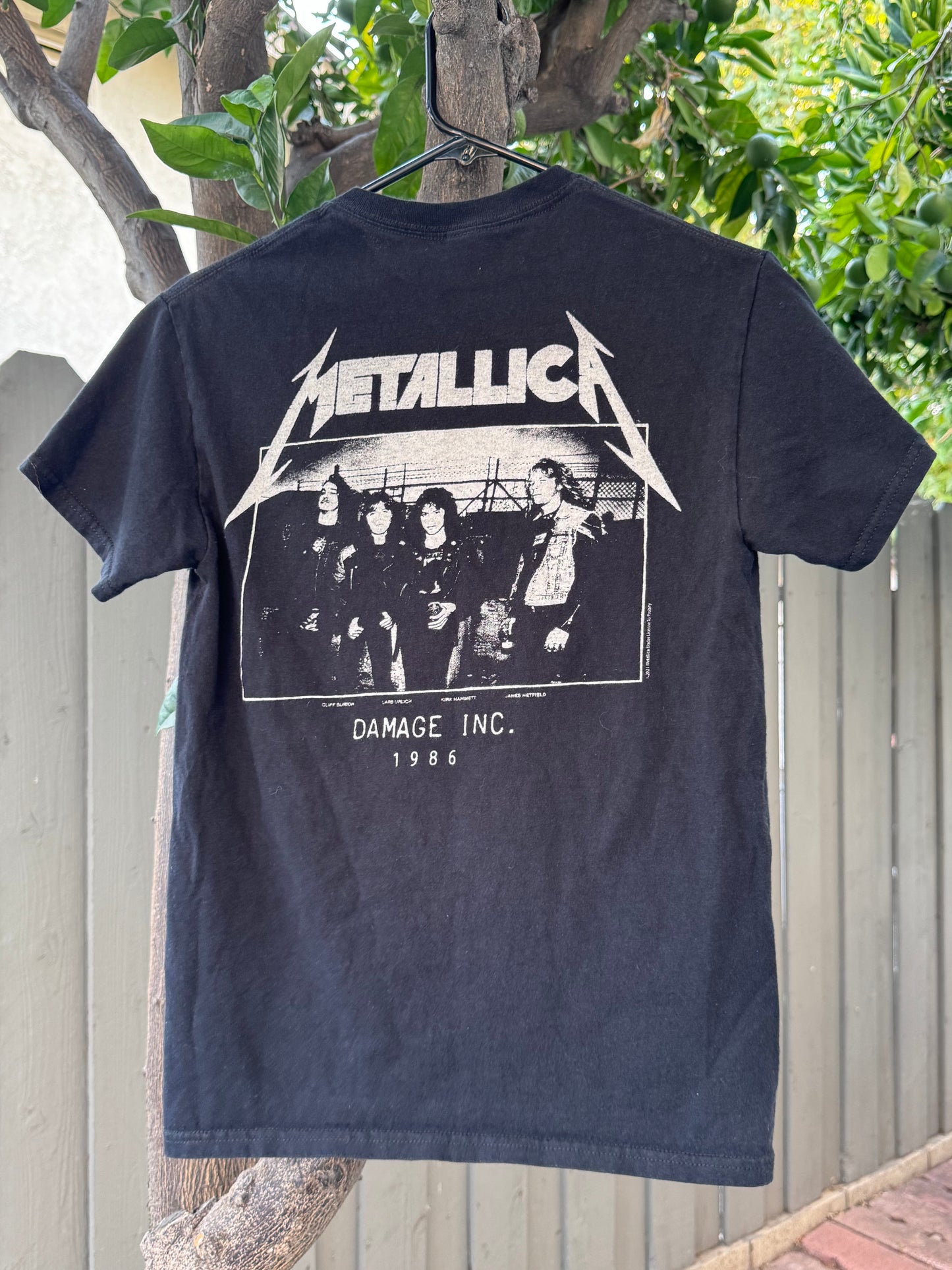 Metallica Gildan Heavy Cotton Graphic Tee Sz S