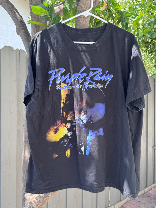 Prince Purple Rain Graphic Tee Sz 2X