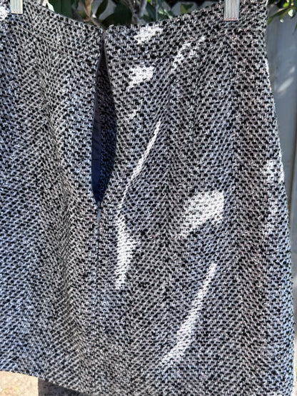 LOFT Button-Front Tweed Mini Skirt – Size 4