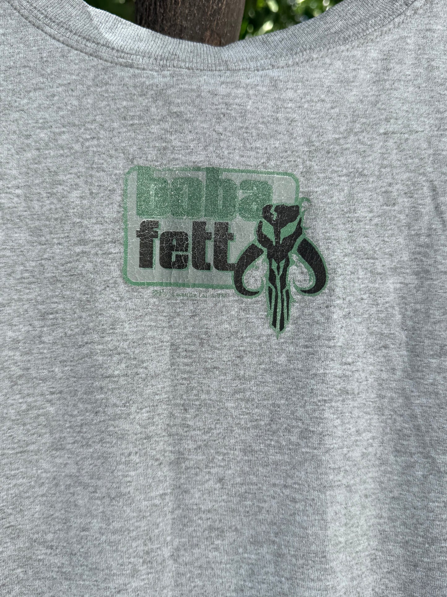 Vtg Walt Disney World Star Wars Boba Fett Graphic Tee Sz M