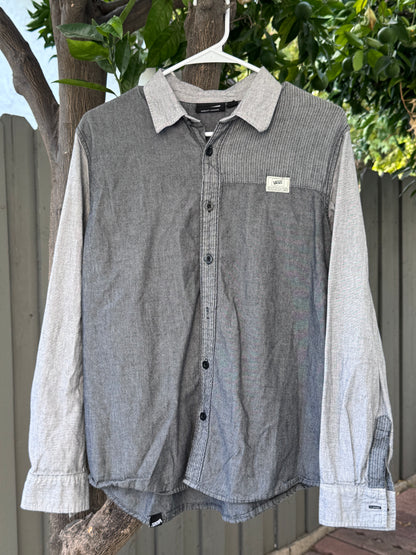 Vans Two-Toned Button-Up Shirt – Sz Small