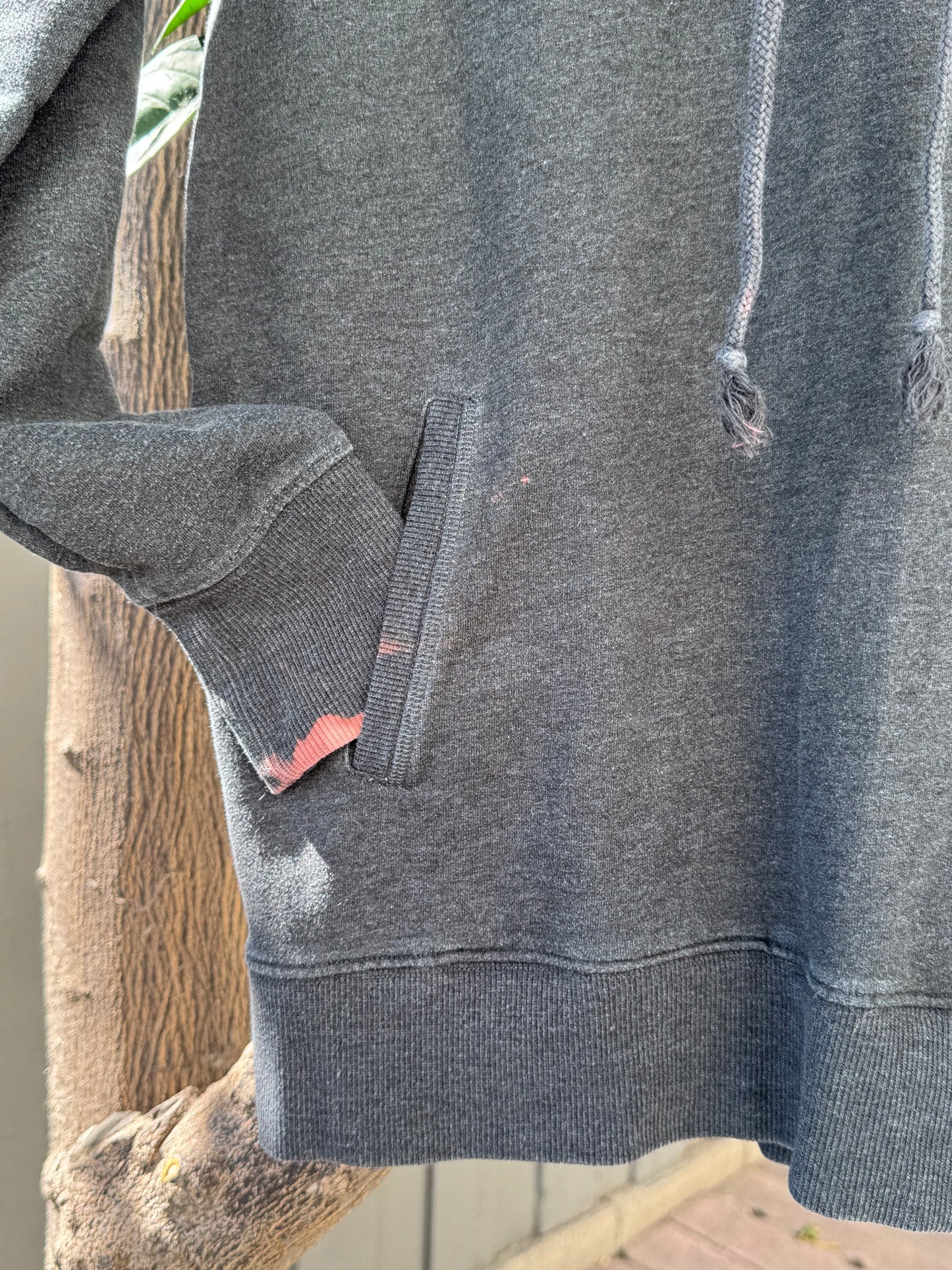 Victoria’s Secret Charcoal Gray Cowl Neck Hoodie Sz S