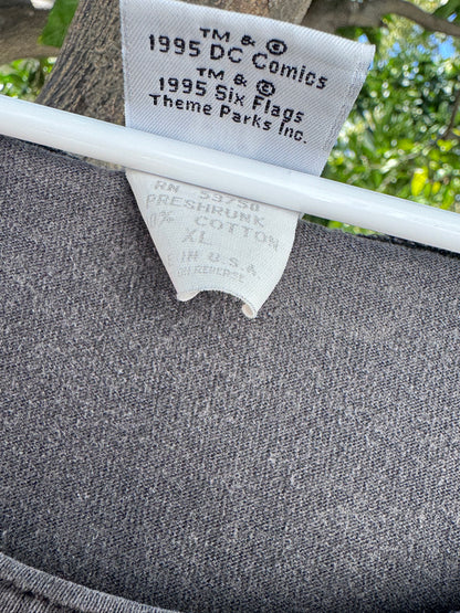 Vtg 1995 Six Flags Batman Tank Top Sz XL Made in USA