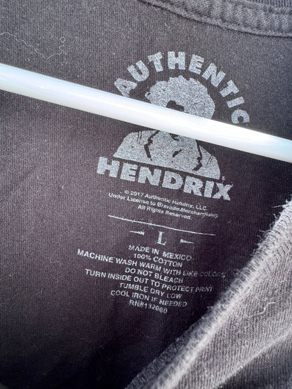 Jimi Hendrix American Flag Graphic Tee – Authentic Hendrix 2017 Sz L