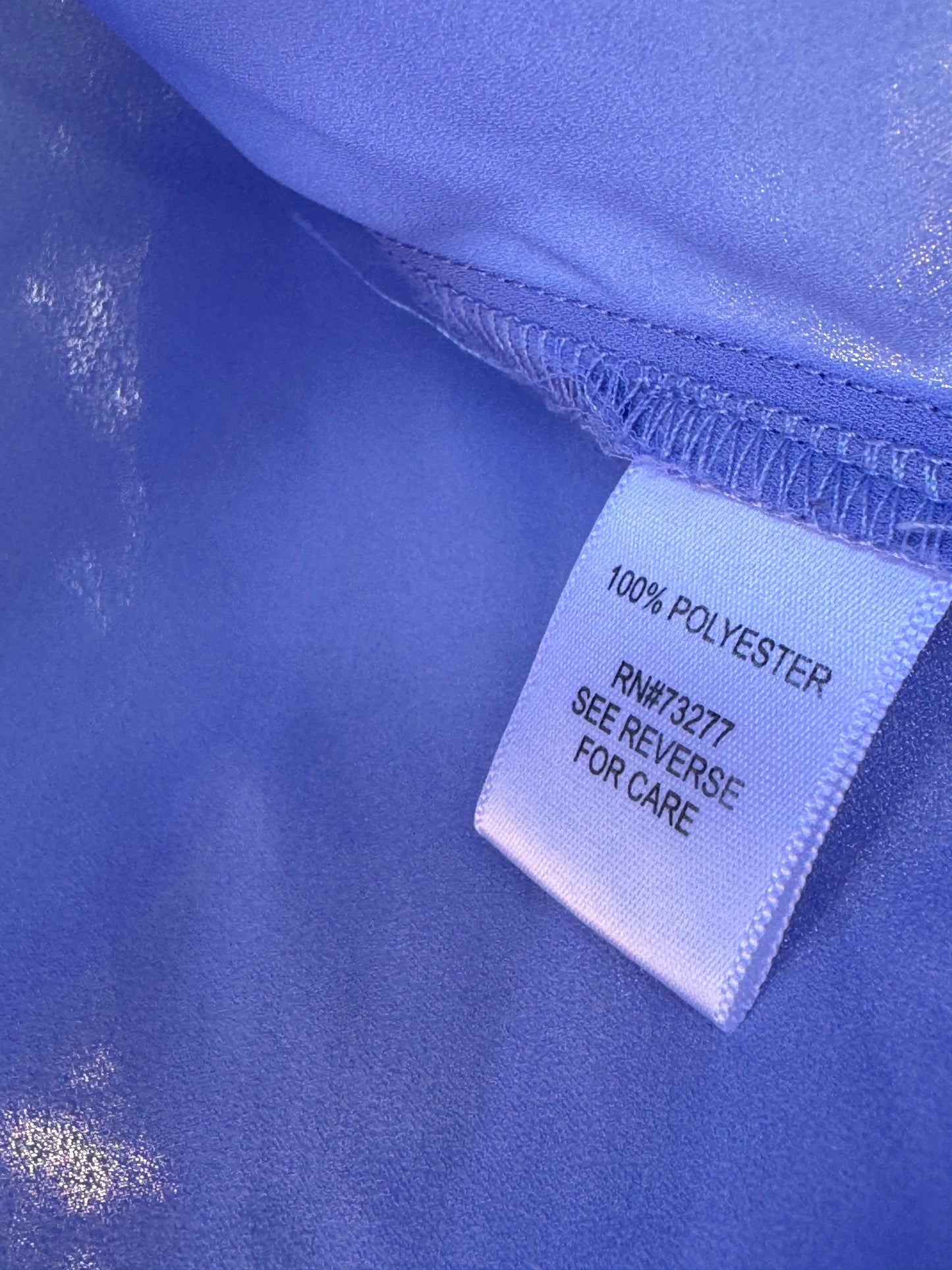 Vylette Light Blue Button-Up Blouse – Size XS