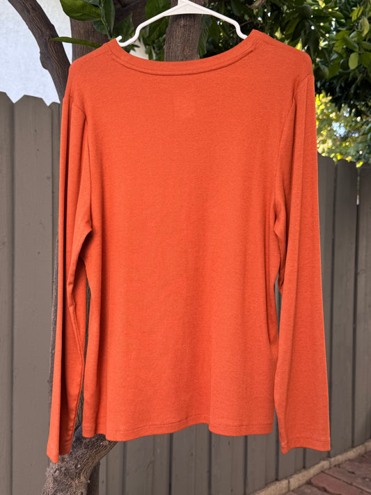 A New Day Ribbed Long Sleeve Sz 2X