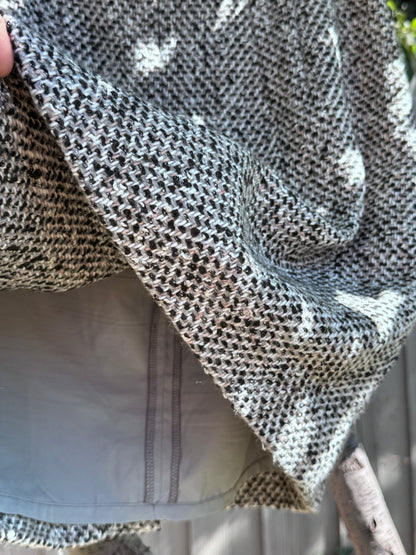 LOFT Button-Front Tweed Mini Skirt – Size 4