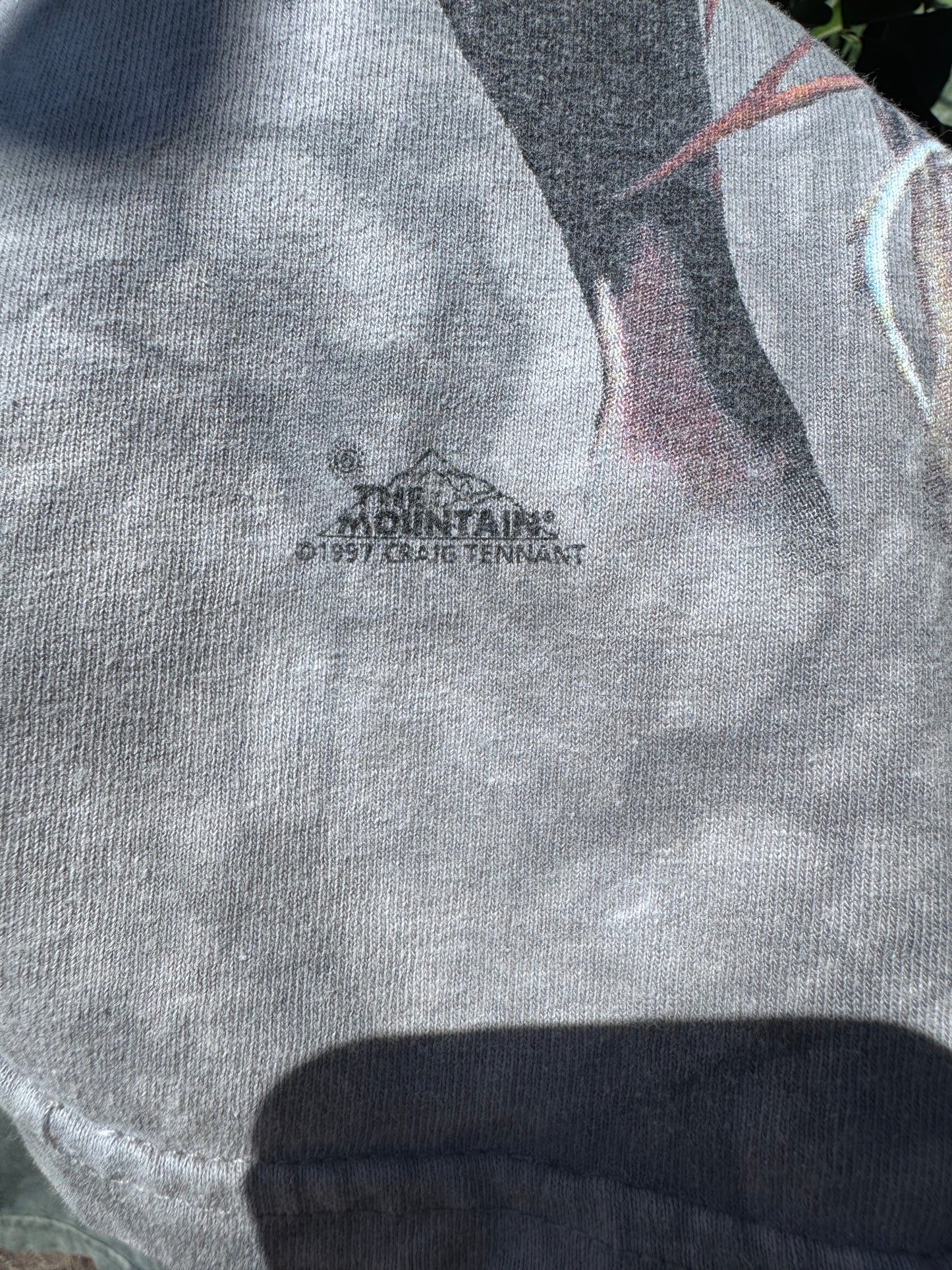Vtg 1997 The Mountain Native American Horse & Chief Graphic Tee Sz XL