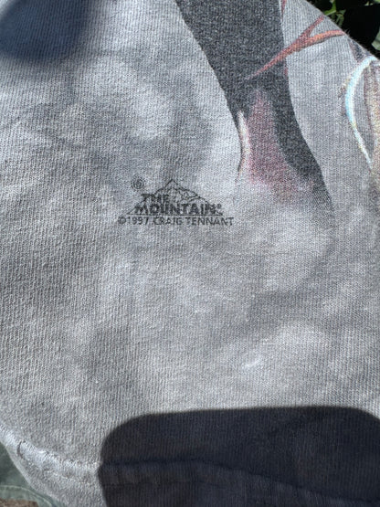 Vtg 1997 The Mountain Native American Horse & Chief Graphic Tee Sz XL