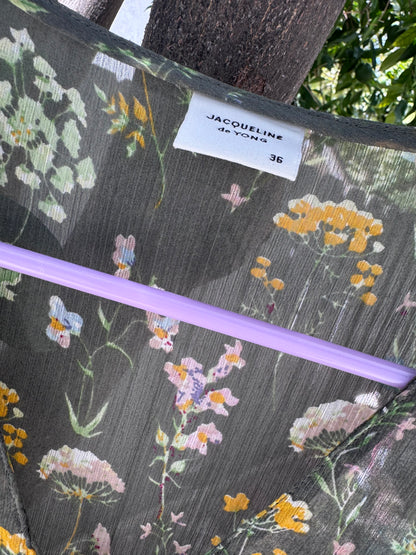 Jaqueline de YONG Floral Blouse Sz S