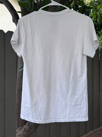 Y2k Vibe Lady Sugar Skull Graphic Tee Sz S