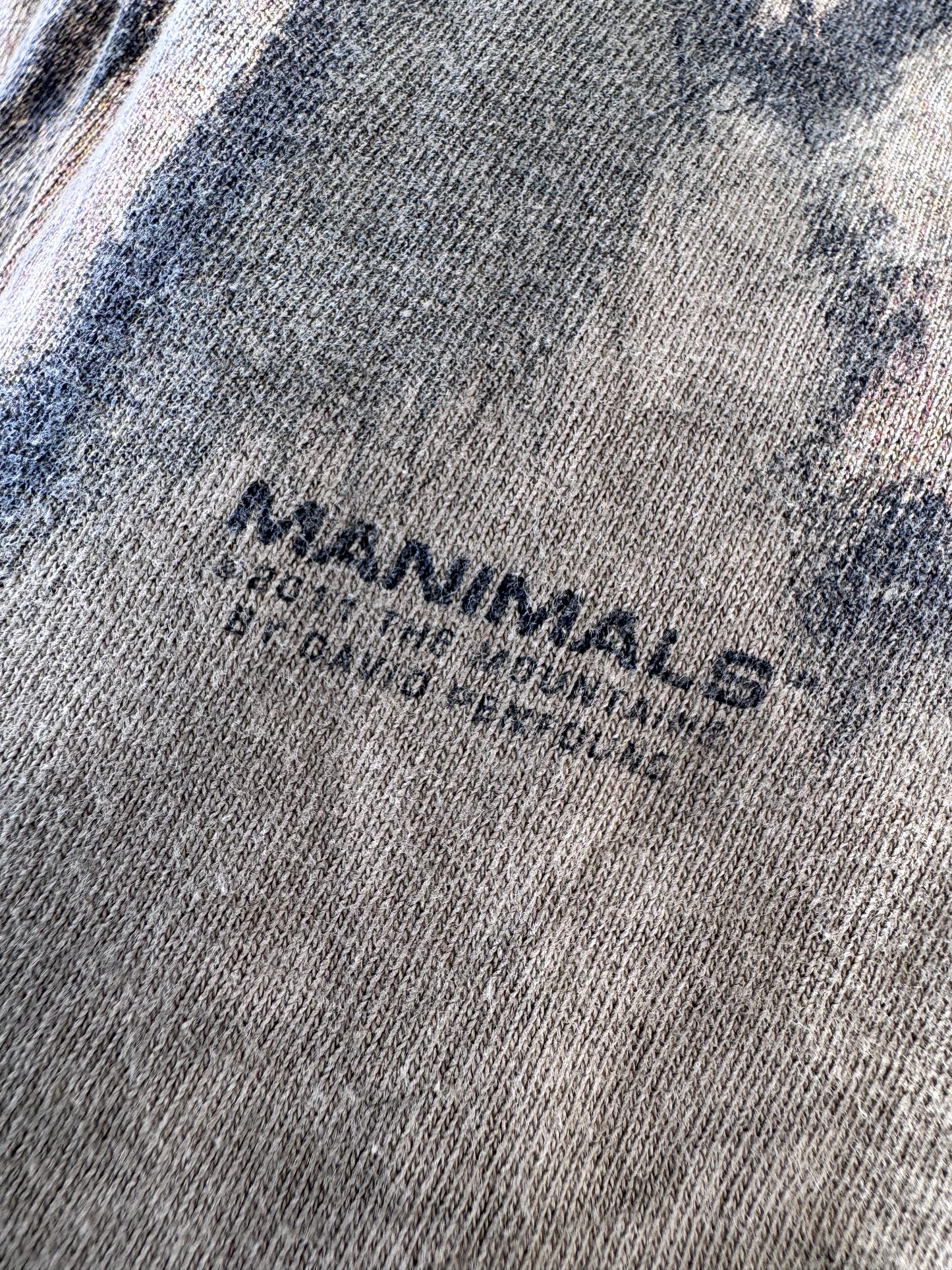 Vtg Rainforest Cafe MANIMALS Lion Headphones Tie-Dye Tee Sz XL