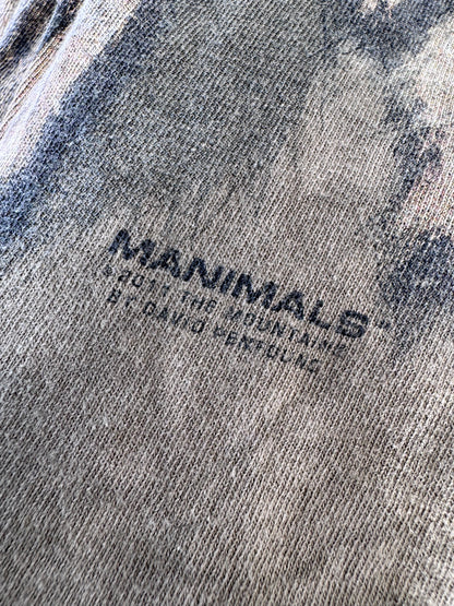 Vtg Rainforest Cafe MANIMALS Lion Headphones Tie-Dye Tee Sz XL