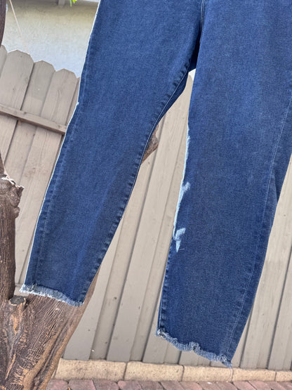 Good American Good Legs Raw Hem Skinny Jeans Women’s Sz 22