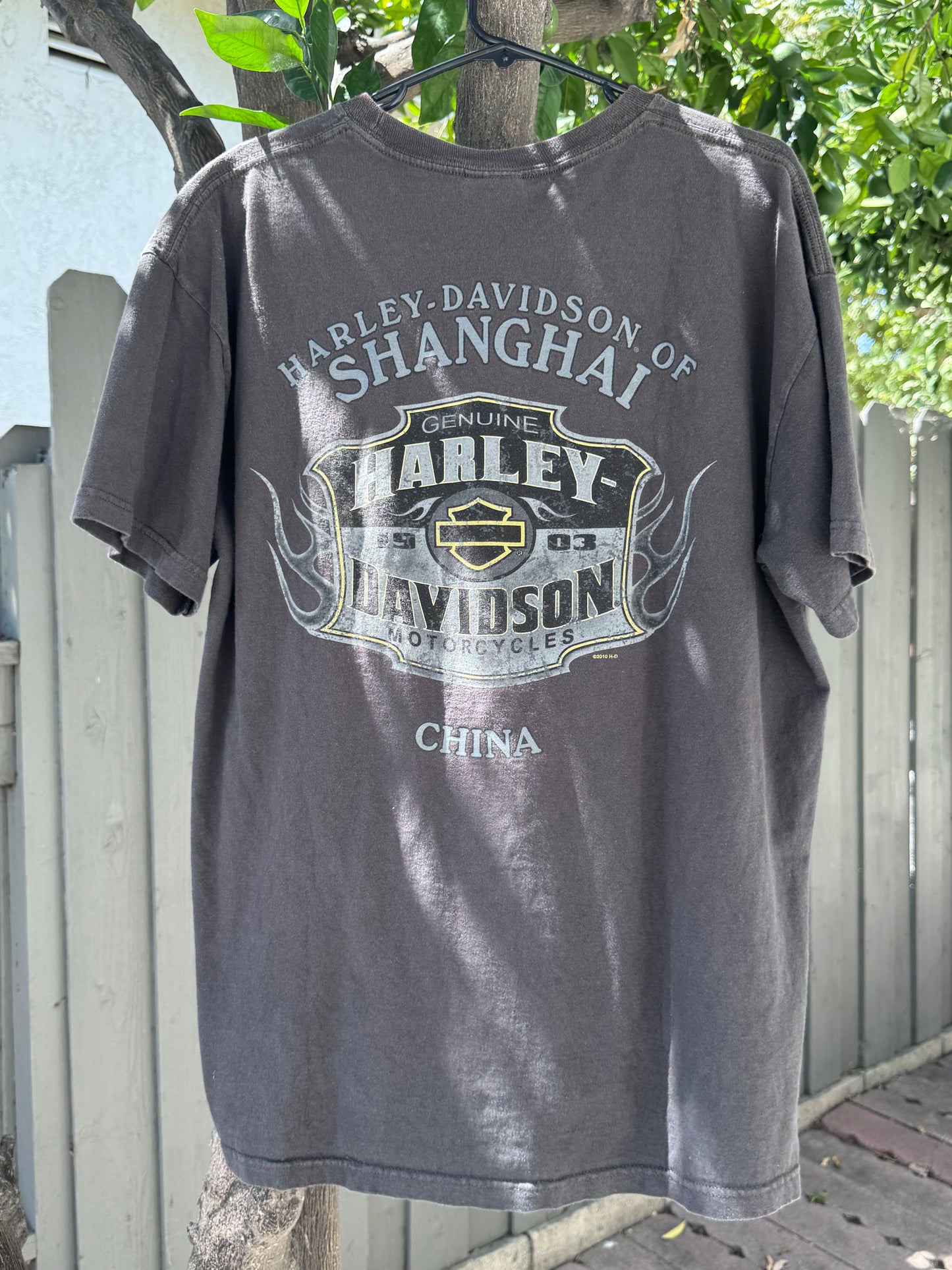 Harley Davidson Shanghai Dealer Graphic Tee Sz XL