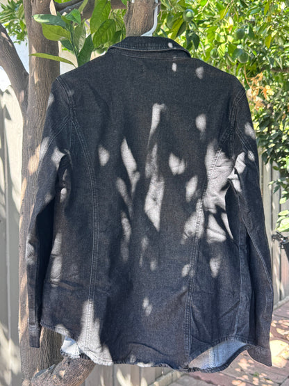 NEW Luvamia Black Denim Jacket Size Small