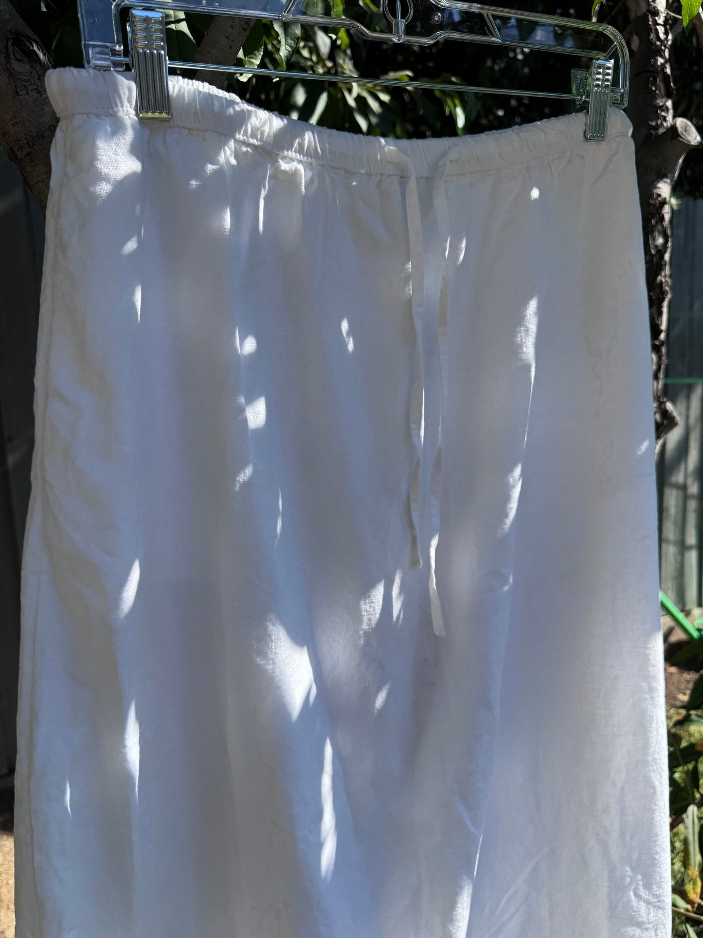 Universal Thread White Drawstring Midi Skirt Women’s Sz M