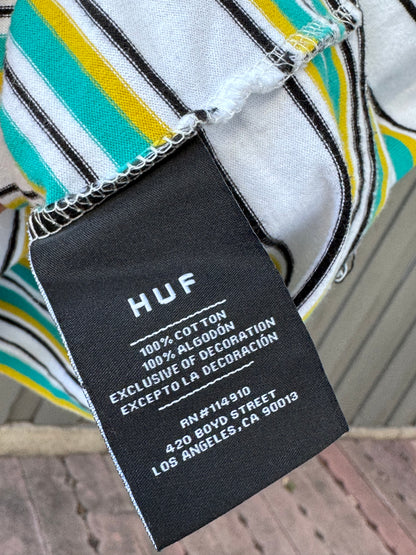 Skate Brand HUF Striped Long Sleeve Tee – Size M