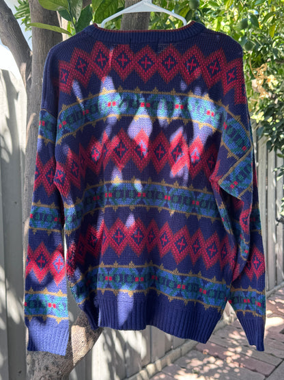 Vtg 80s-90s Trend Basics Knit Sweater Size XL
