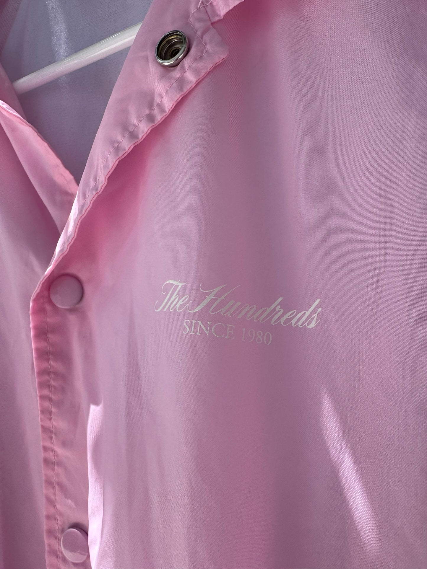 The Hundreds Since 1980 Pink Bomber Jacket Sz M