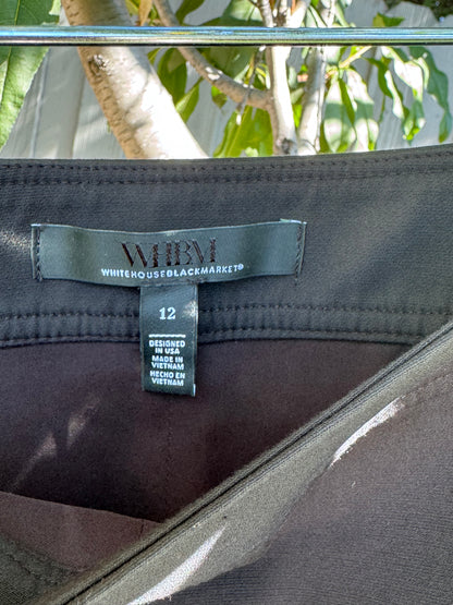 White House Black Market Black Pencil Skirt – Size 12