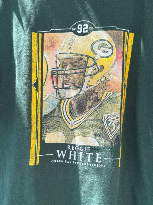 Vtg 90’s Reggie White Green Bay Packers NFL Players Licensed Tee Sz Large
