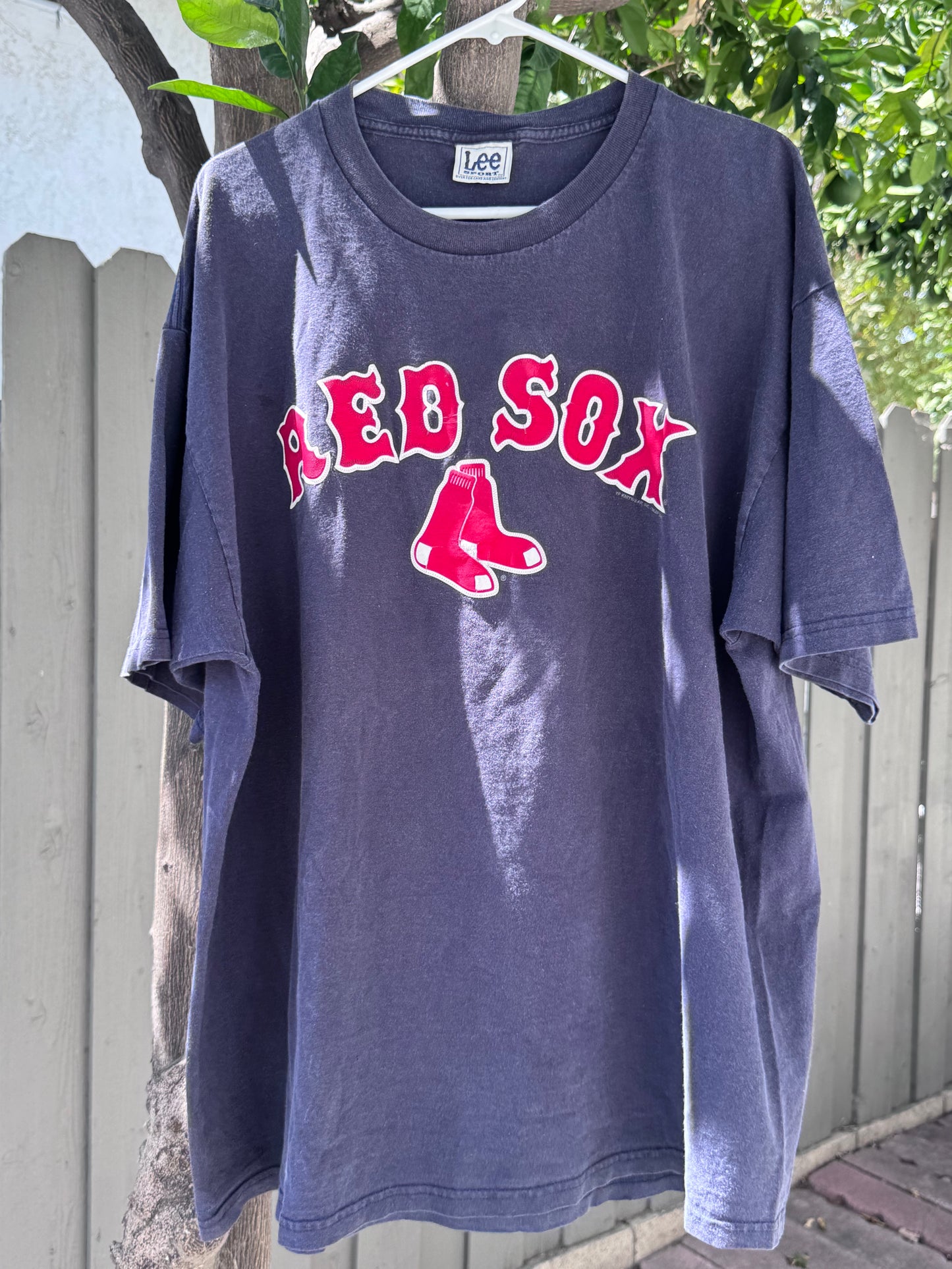 Vtg 90’s Y2K Lee Sport Boston Red Sox MLB Navy Tee Sz XL
