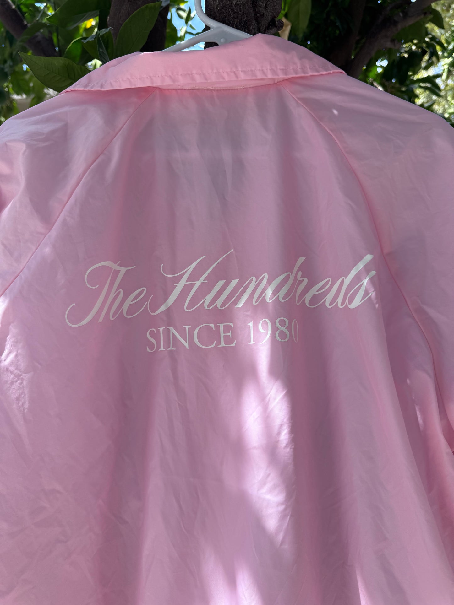 The Hundreds Since 1980 Pink Bomber Jacket Sz M