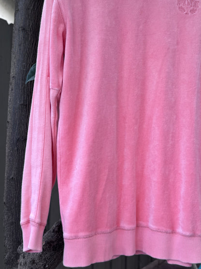 Victoria’s Secret PINK Long Terry Crewneck Sweater Sz S