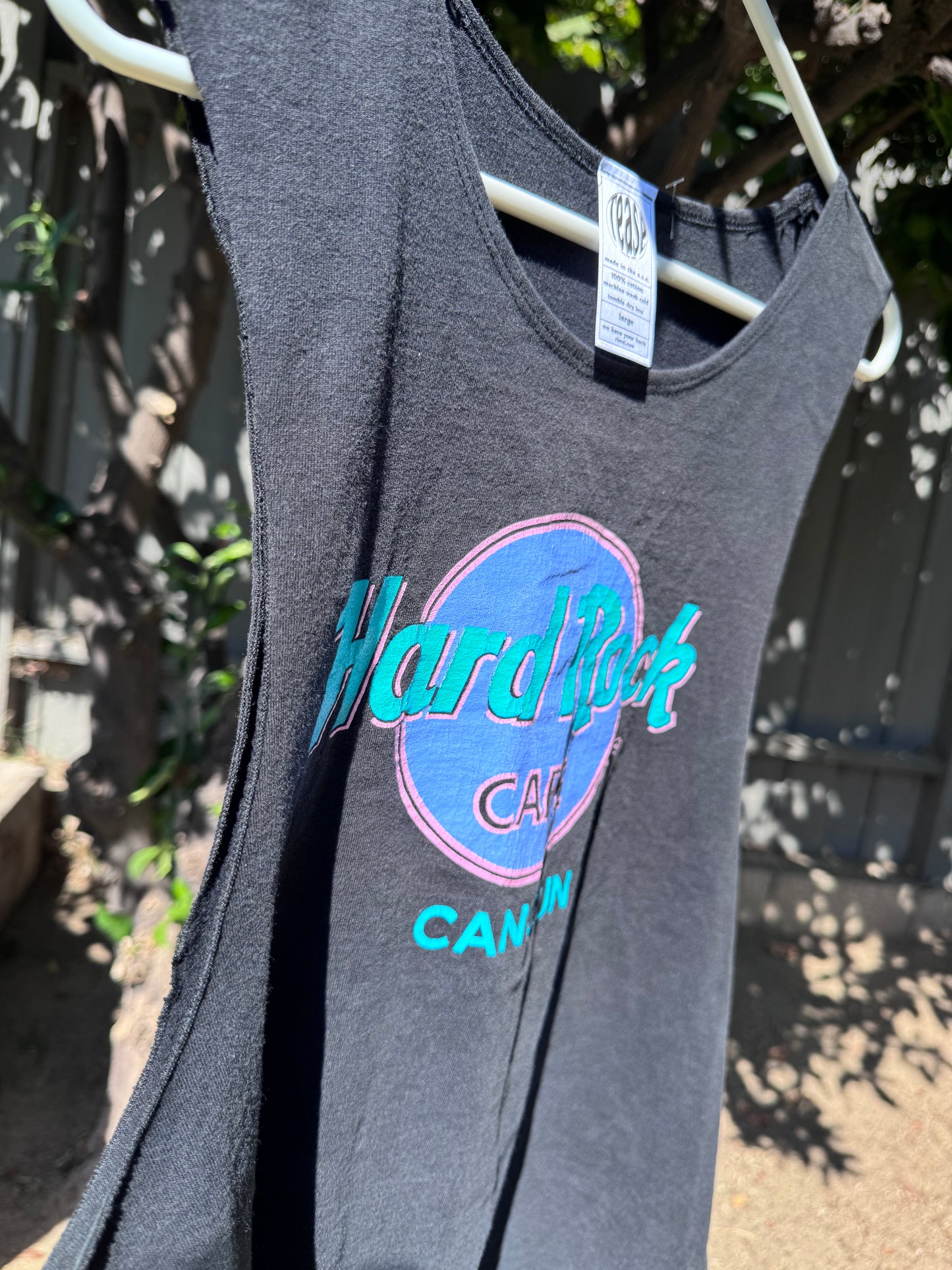 Vtg Hard Rock Cafe Cancun Sleeveless Tank – Tease Tag Sz L