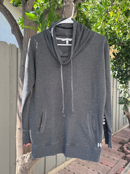 Victoria’s Secret Charcoal Gray Cowl Neck Hoodie Sz S