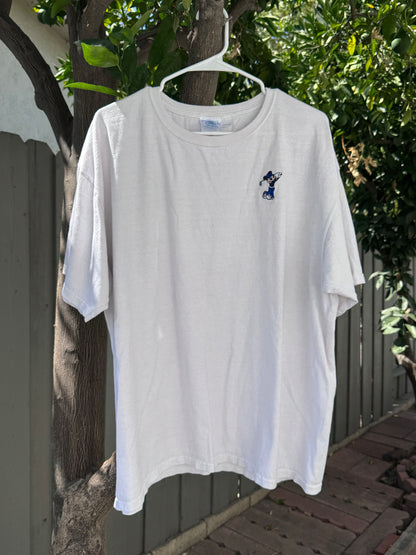 Vtg Ahead Authentics Disney Golf Mickey Mouse Embroidered Tee Sz 2XL