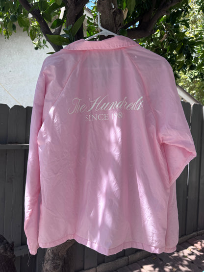 The Hundreds Since 1980 Pink Bomber Jacket Sz M