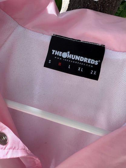 The Hundreds Since 1980 Pink Bomber Jacket Sz M