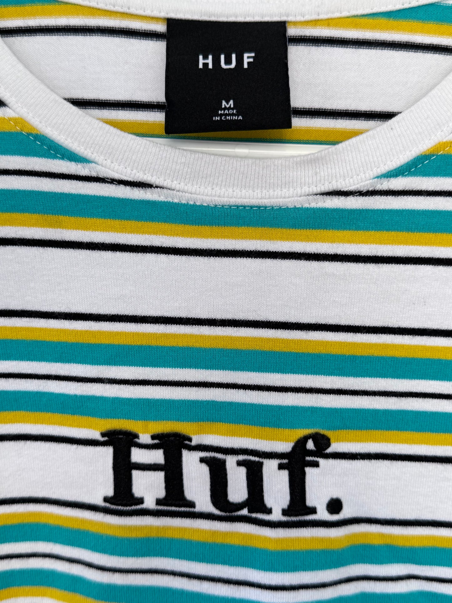 Skate Brand HUF Striped Long Sleeve Tee – Size M