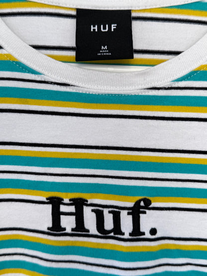 Skate Brand HUF Striped Long Sleeve Tee – Size M