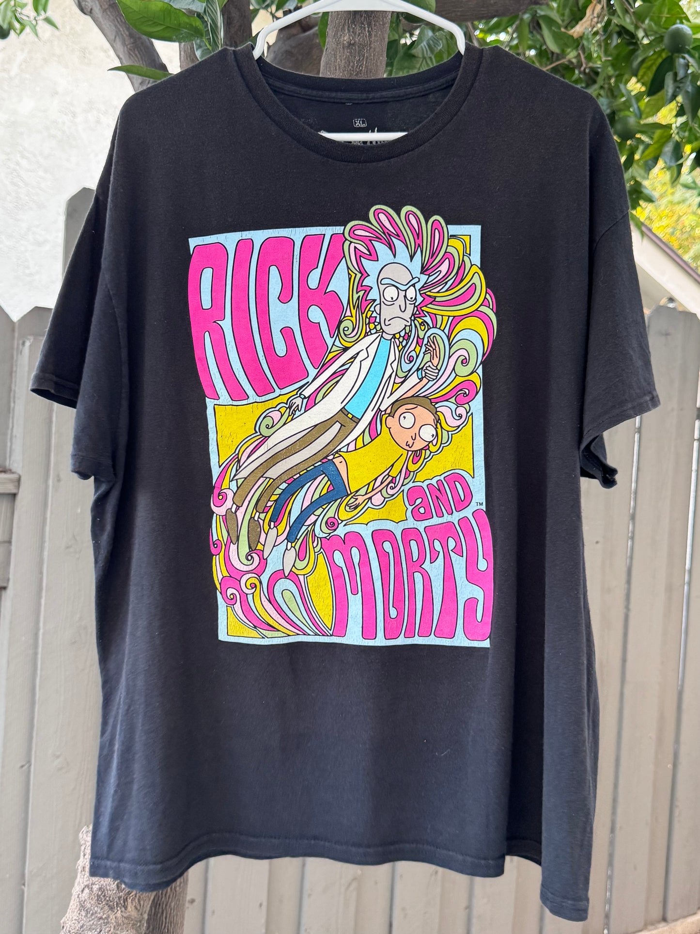 Rick & Morty Graphic Tee Sz XL