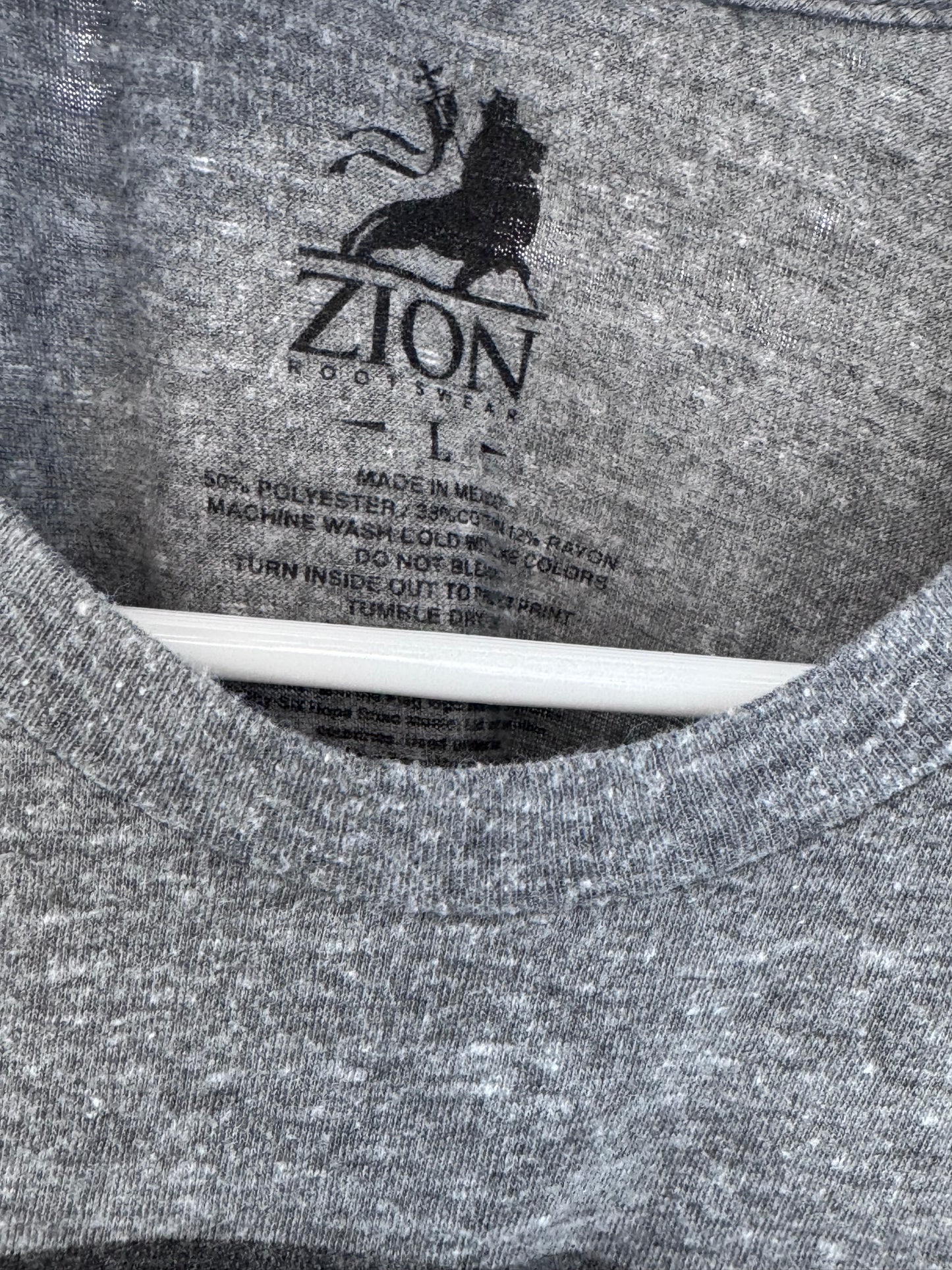 Heather Grey Bob Marley Graphic Tee Sz L
