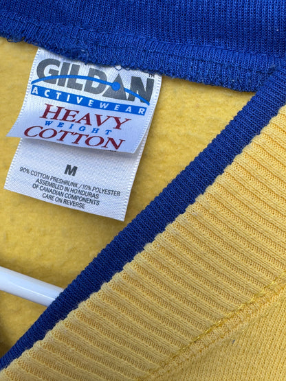 Vtg 90s Tropical Fish Gildan Heavy Cotton Crewneck Size M