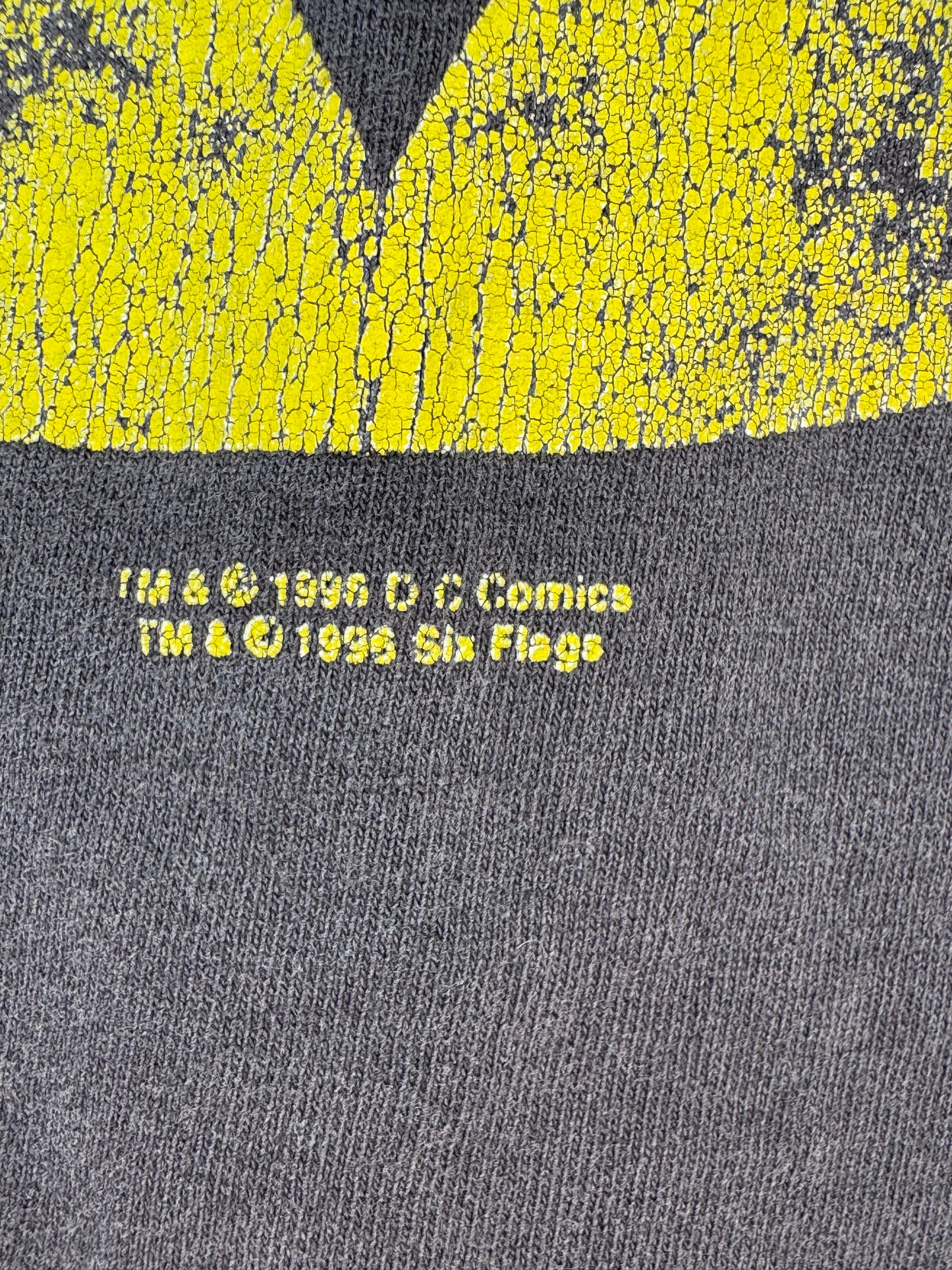 Vtg 1995 Six Flags Batman Tank Top Sz XL Made in USA