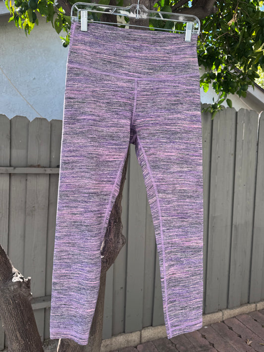 Lululemon High Rise Luon Space-Dye Leggings Sz 8